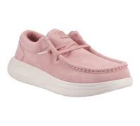 HEYDUDE Wendy Comf Suede Shoes Rose Pink/Whisper Pink Size 6 Female