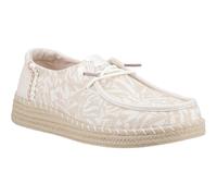 HEYDUDE - Wendy Espadrille Retro Palm, Women Slip-On Shoes, Pale Pink/White, W7
