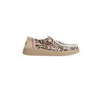 HEYDUDE - Wendy Espadrille Retro Palm, Women Slip-On shoes, Downtown Brown/Egret, W7