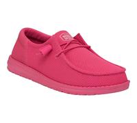 Heydude Wendy Funk Mono Synthetic Women's Electric Pink Moccasins Shoes UK 8