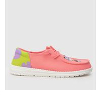 HEYDUDE Wendy Funk Spongebob Trainers in Pink Multi UK 3 (EU 36)
