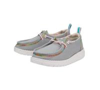 HEYDUDE Wendy Funk Surf Baja, Womens Shoes, Womens Slip-on Loafers, Comfortable & Light-Weight Ivory