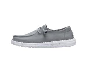 HEYDUDE Wendy Htherslubtrop Womens Canvas Grey 6 UK