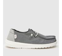 HEYDUDE Wendy Metallic Sparkle Trainers in Grey UK 3 (EU 36)