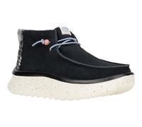 HEYDUDE Wendy Peak Hi Suede WoMens Black Boots - Size UK 7