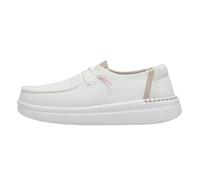 HEYDUDE Wendy Rise - Womens Shoes - Spark White - Size UK 8