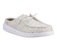 HEYDUDE Wendy Slip Surf Baja Polyester Blend Women's Tan/Multi Mules - UK 7 / EU 40 / US W9
