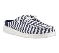 Wendy Slip Terry Stripe Mule HEYDUDE Navy 5