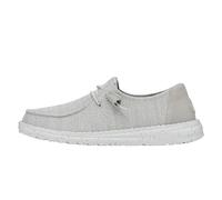 HEYDUDE Wendy Sport Mesh Women's Slip-On Loafer Shoes, Grey, 3 UK