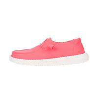 HEYDUDE - Wendy Stretch Canvas, Women Slip-On shoes, Fiery Coral, W7