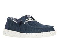 Heydude Wendy Stretch Mesh Synthetic Women's Navy Loafers UK 8