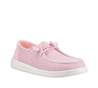 HEYDUDE Wendy Stretch Sox Shoes NAVY SIZE 4