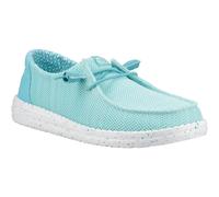 Heydude Wendy Stretch Sox Synthetic Blend Women's Ceramic Blue Moccasins Shoes UK 8