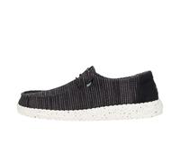 HEYDUDE - Wendy Stretch Sox, Women Slip-On shoes, Black/White, W7