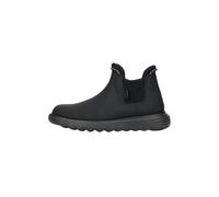HEYDUDE Women's Branson Boot Craft Leather Shoes - Casual Slip-On Ankle Boots, Black, 5 UK