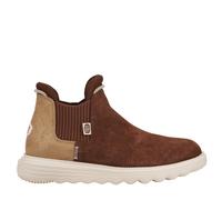 HEYDUDE Women's Branson Suede Novelty Boot BLACK SNAKE SIZE 5