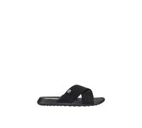 Heydude Christi Slide Distressed Synthetic Women's Black Sandals UK 6