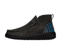 HEYDUDE Women's DennyMoc Toe Boots, Black, 5 UK