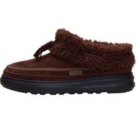 HEYDUDE Women's Remi Toastee Lo Tassel Slip On Shoe | Sherpa Loafer, Shaved | Suede, Tassel Accent, Easy On System, Removable Foam Insole, Toe And Heel Grip, Sherpa Lining, Lightweight Lug Outsole
