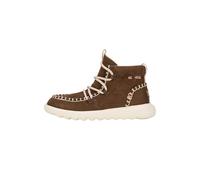 HEYDUDE - Women's Reyes Suede Boot Shoes, Espresso, 6 UK