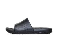 HEYDUDE Women's Wave Slide Sandal | Lightweight Travel Ready Slide with Flexible Outsole and Effortless Summer Style, Black, 9 UK