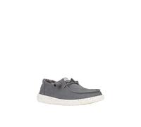 Heydude Wendy Canvas 100% Cotton Women's Dark Grey Shoes UK 7
