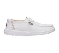 HeyDude - Women's Wendy Chambray Grid - Sneakers size 4,5-5, grey/white
