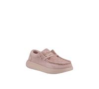 Heydude Wendy Comf Suede Women's Rose Dust Moccasins Shoes UK 7
