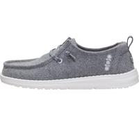 HEYDUDE Women's Wendy Cozy Wool Slip On Loafer | Wool Upper, Poppy Seed, 7