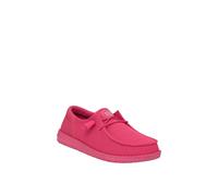 HEYDUDE Wendy Funk Mono Polyester Women's Electric Pink Moccasins Shoes - UK 4 / EU 37 / US W6