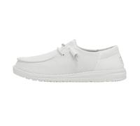 HEYDUDE - Women's Wendy Funk Mono Slip-On Shoes, White, 4 UK