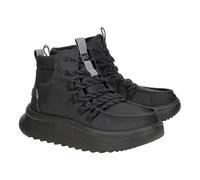 HEYDUDE Women's Wendy Peak Apres Coated Twill, Black/Black, 5 UK