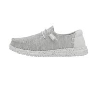 HEYDUDE - Women's Wendy Sox - Casual Slip-On Flat Shoes - Moccasin Style, Stone White, 3 UK