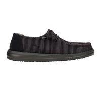 HEYDUDE - Women's Wendy Stretch Sox Slip-On Shoes, Black/Black, 6 UK