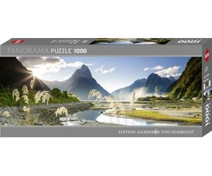 Heye 29606 - Milford Sound Panoramic Puzzle 1000 Pieces, Multi-Coloured