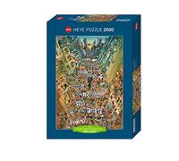 Heye 29820 Puzzles-2000 pc-Protest Degano,White,Large