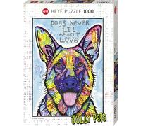 HY29732 - Heye Puzzles - 1000 Pc - Dogs Never Lie