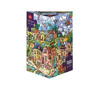 Heye "Happytown Berman Triangular Puzzles (1500-Piece, Multi-Colour)