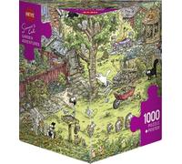 Heye Puzzle Triangular 1000Pc, Simons Cat, Garden Adventures