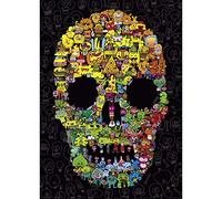 HY29850 - Heye Puzzles - 1000 pc Doodle Skull