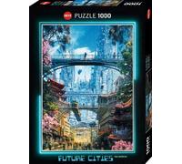 Heye Puzzles - 1000 Pc - Markets District, Future City