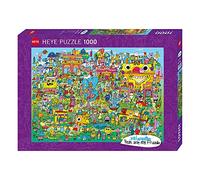 Heye Puzzles - 1000 pc - Pens are my Friends, Doodle Village