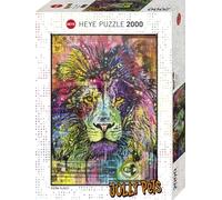 Heye Puzzles - 2000 pc Lion's Heart (Jolly Pets)
