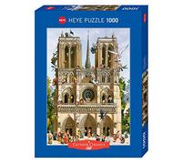 Heye Puzzles - Cartoon, 1000 Pc - Viva Notre Dame! Loup
