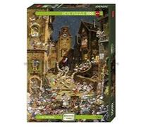 Heye Puzzles - Romantic Town, 1000 Pc - By Night, M. Ryba