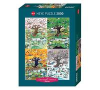 Heye Puzzles - Standard, 2000 Pc - 4 Seasons, Blachon