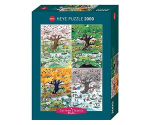 Heye Puzzles - Standard, 2000 Pc - 4 Seasons, Blachon