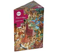 Heye Puzzles - Triangular , 1000 Pc - Bunnytown, Ruyer