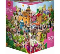Heye Puzzles - Triangular 1500 Pcs - Sugar Hills, Oesterle