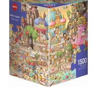 Heye Puzzles - Triangular 1500 Pcs - Yogaland, Degano